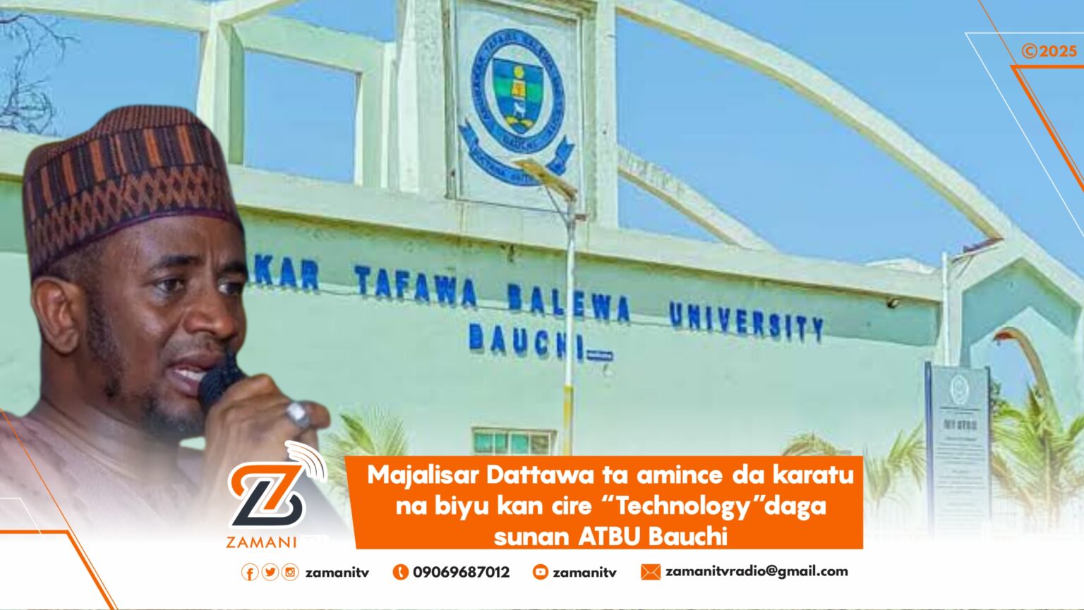 Majalisar Dattawa ta amince da karatu na biyu kan cire “Technology”daga sunan ATBU Bauchi