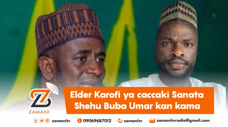 Elder Karofi ya caccaki Sanata Shehu Buba kan kama matasa